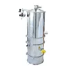 Vacuum conveyor for portable bin/loading material to portable hopper and other equipment