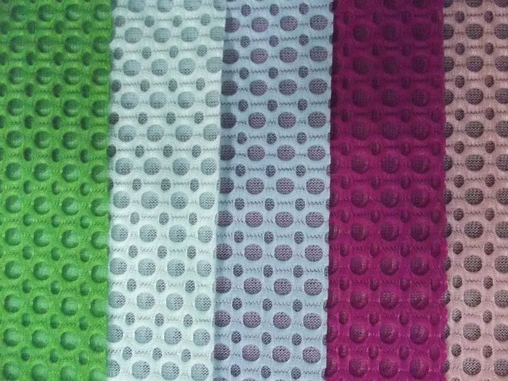 Ventilated Knitted Sandwich 3d Air Mesh Fabric For Shoes Bag Office