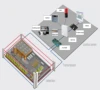 laser beam bijection sensor intrusion detection factory yard security alarm system outdoor burglar alarm