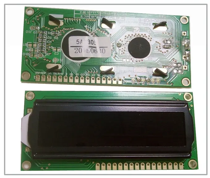 16x2 character and 7 segment display for radio