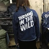 New Design Custom Design Customized Printed Fashion Denim Jacket Women
