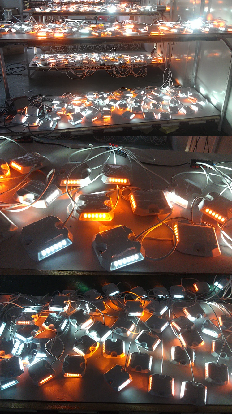 plastic wired road stud