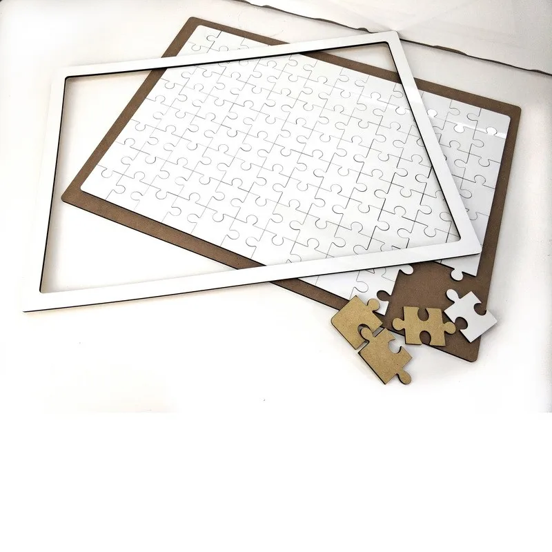 A3 Frame Puzzle Jigsaws Printable Blank Sublimation Wood Puzzle With