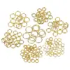 XULIN 10mm Jewelry Accessories Gold Stainless Steel Jump Ring