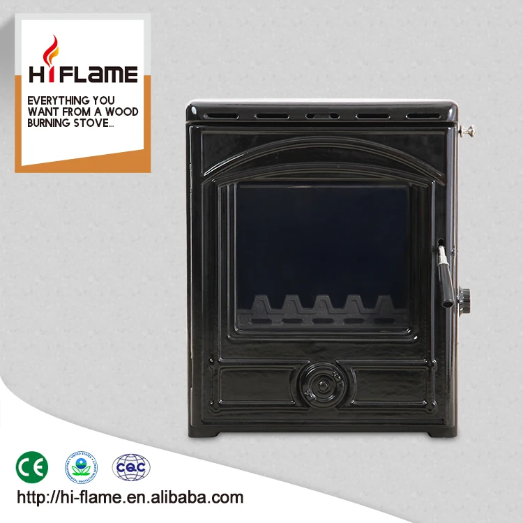 Hiflame Hf357ib Wood Burning Fireplace Insert With Cast Iron Back