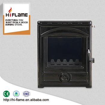 Hiflame Hf357ib Wood Burning Fireplace Insert With Cast Iron Back