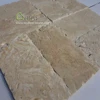 Versailles Pattern brushed chiseled edge travertine tiles flooring