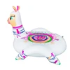 YY Inflatable Alpaca pool float Inflatable Unicorn Pool Float Raft Toy Rainbow Unicorn pool Float