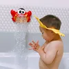 cute water toys child animal bath toys automated spout music crab bubble kids shower toys