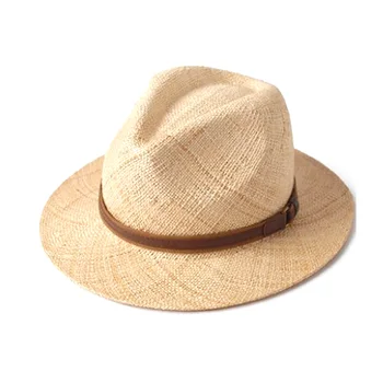 mens small brim straw hats