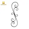 cheap wrought iron gate design/wrought iron balusters wholesale