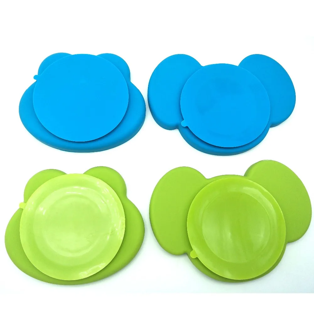 Nontoxic Bpa Free Silicone Baby Suction Plate,Baby Silicone Divide