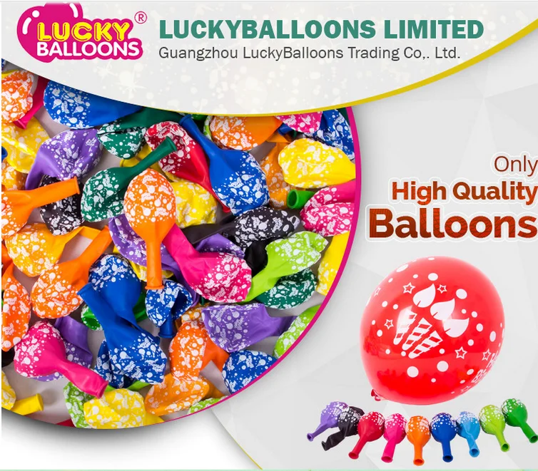 100 Nature 12inch Number Latex Balloon For Birthday Party Balloons