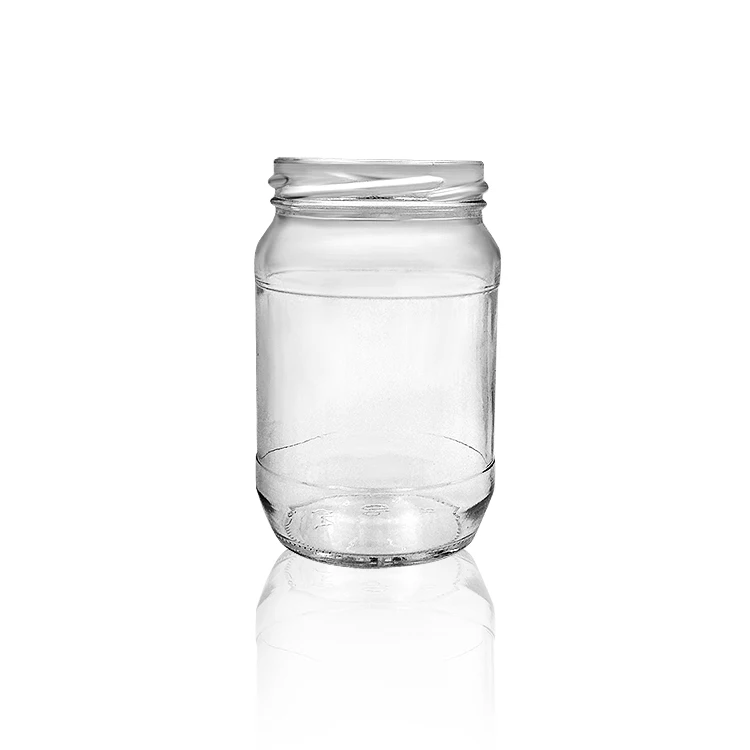 honey glass bottle 280ml flint jam jar