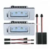 High Quality Silver Aluminium Housing Led License Number Plate Light For SEAT Alhambra