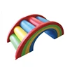 Sell well rainbow bridge indoor small soft play toys for baby