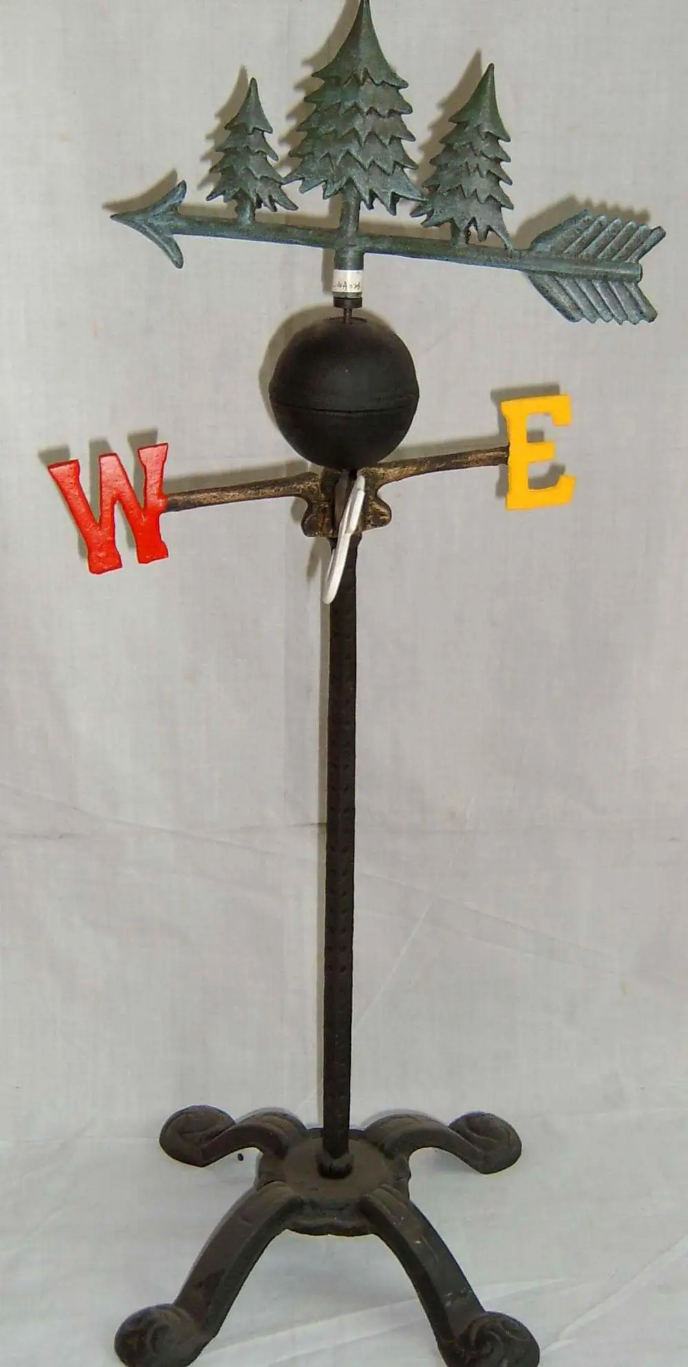 Wind Vane Outdoor Decor Weather Vane Decorative Yard Weathervane Metal Vane Yard Decor