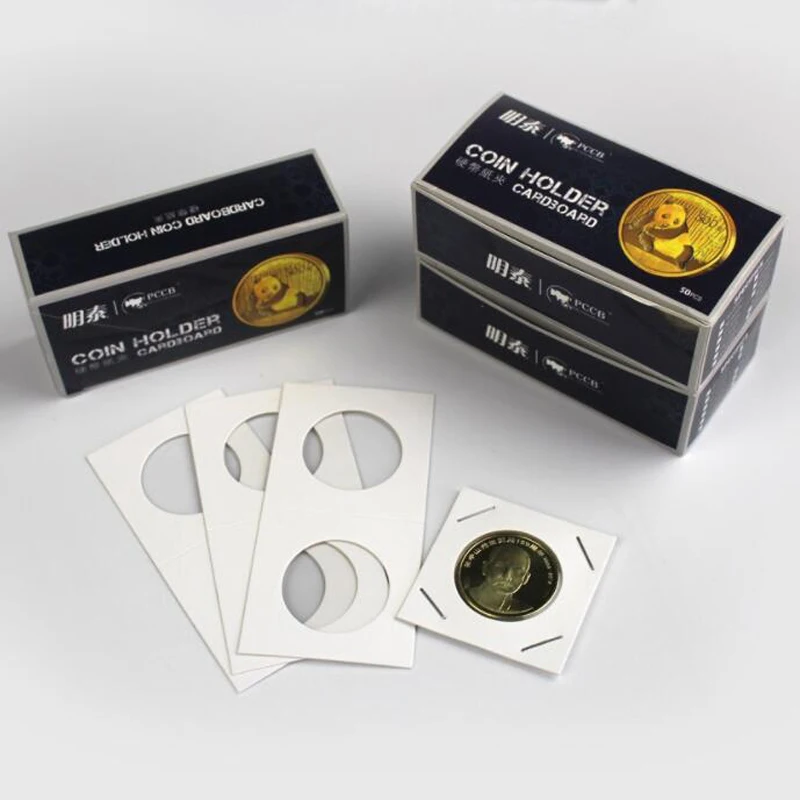 Different Size Coin Flips Cardboard Collecting Holders Coin Flip