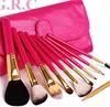 Custom logo Wood Handle Makeup Brush, 10 pcs Personalized Makeup Brush Set, Best Selling Makeup Brush Set Wholesale