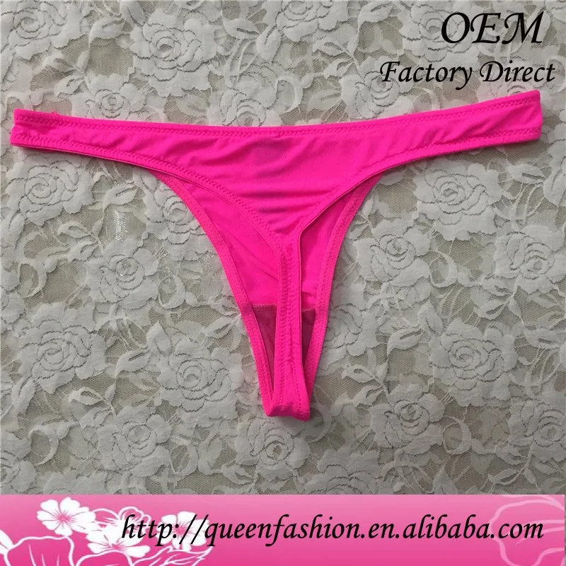In Pink Color Teen Thong Daily Sexy Mature Underwear Rose
