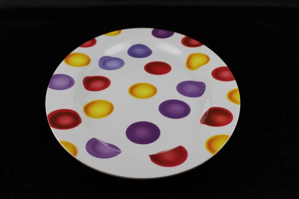 100% melamine fruit salad plate