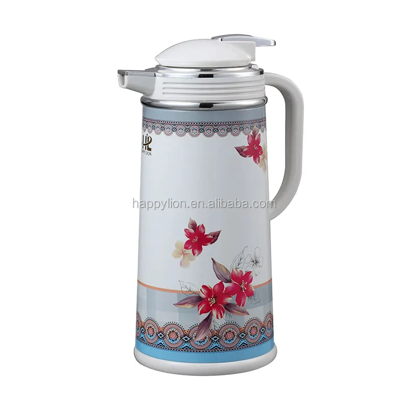 HAPPY LION Thermos Air Pump Coffee Airpot Vacuum Tea Flask With