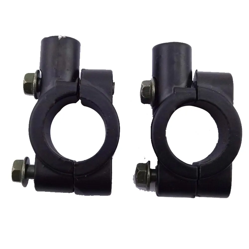 ATV 10mm Dirt Bike Clamp Handlebar Motorcycle Bracket Mirror Mount Holder