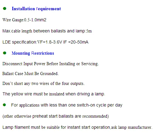 T5 UV Electronic Ballast