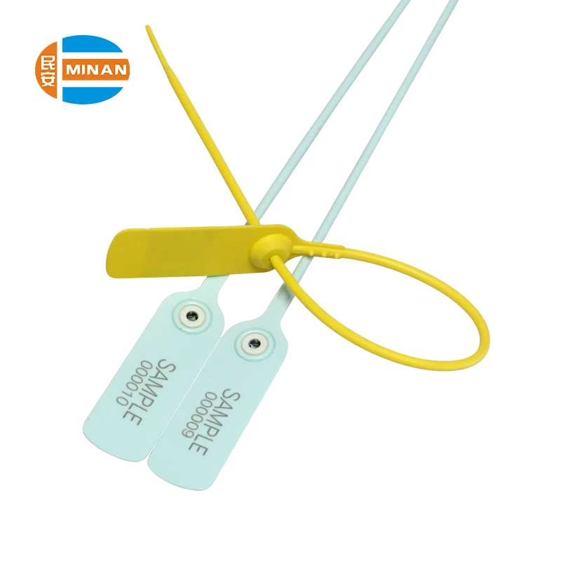 MA - PS 6002 High Security Seals Plastic Cargo Security airline safety tamper proof Plastic Seal with bar code
