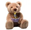 Musical Happy Birthday Plush Teddy Bear with Cake