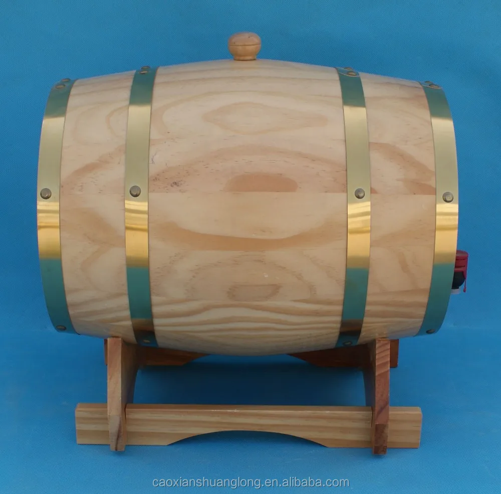 Hot Sale Used Wooden Red Wine Bucket;decorative Mini Oak Wooden Wine