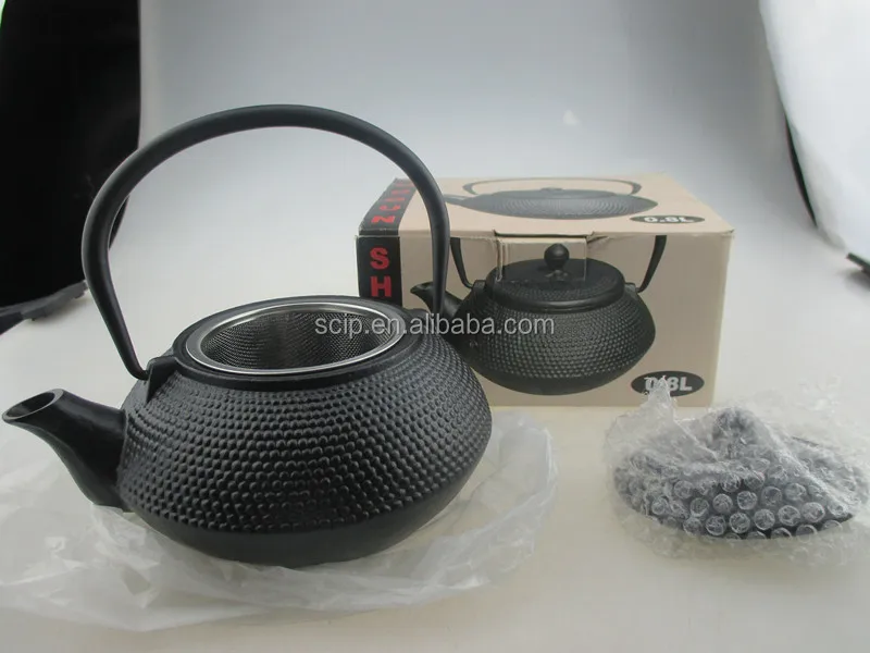Enamel Chinese Cast Iron Teapot,Laser Logo Cast Iron Teapot,Cast Iron