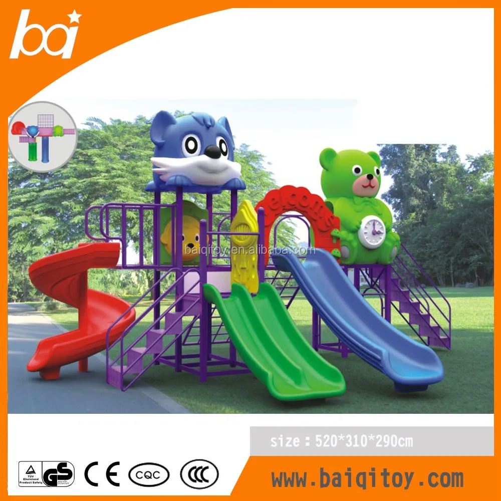 Juegos De Plástico Para Niños,Tobogán De Plástico Barato,Patio De