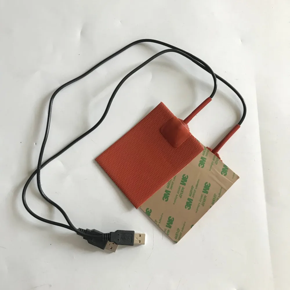 5v/12v/24v Usb Powered Silicone Heater For Hand Warmer Or Mouse Pad 5v