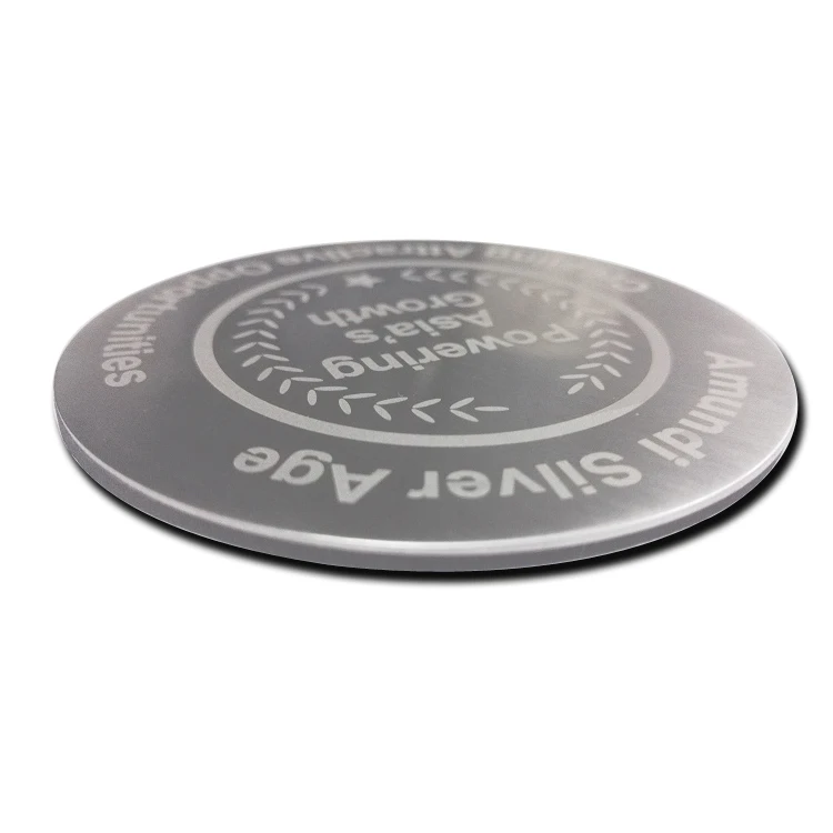 Custom Laser Engraved Metal Stainless Steel Coasters Buy Metal