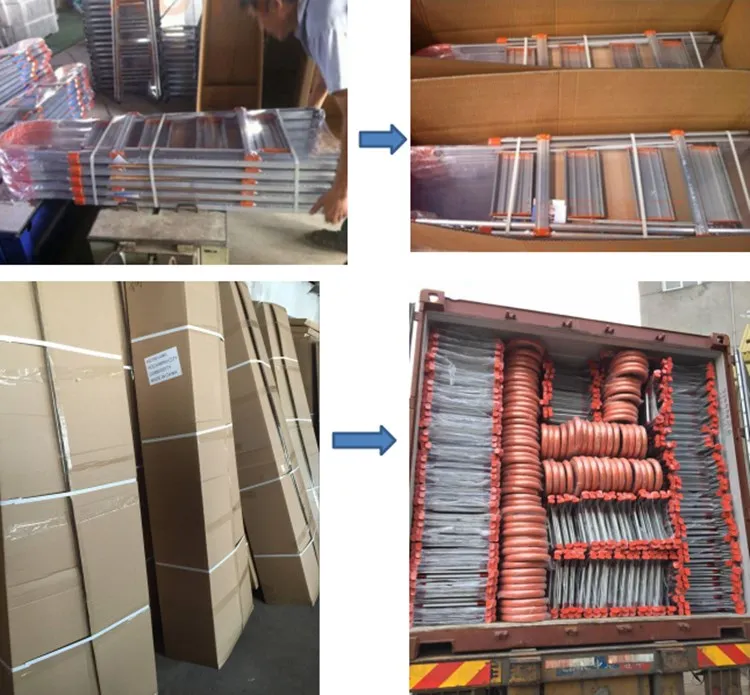 Folding and moveable type step ladder aluminium folding feature aluminium step ladder