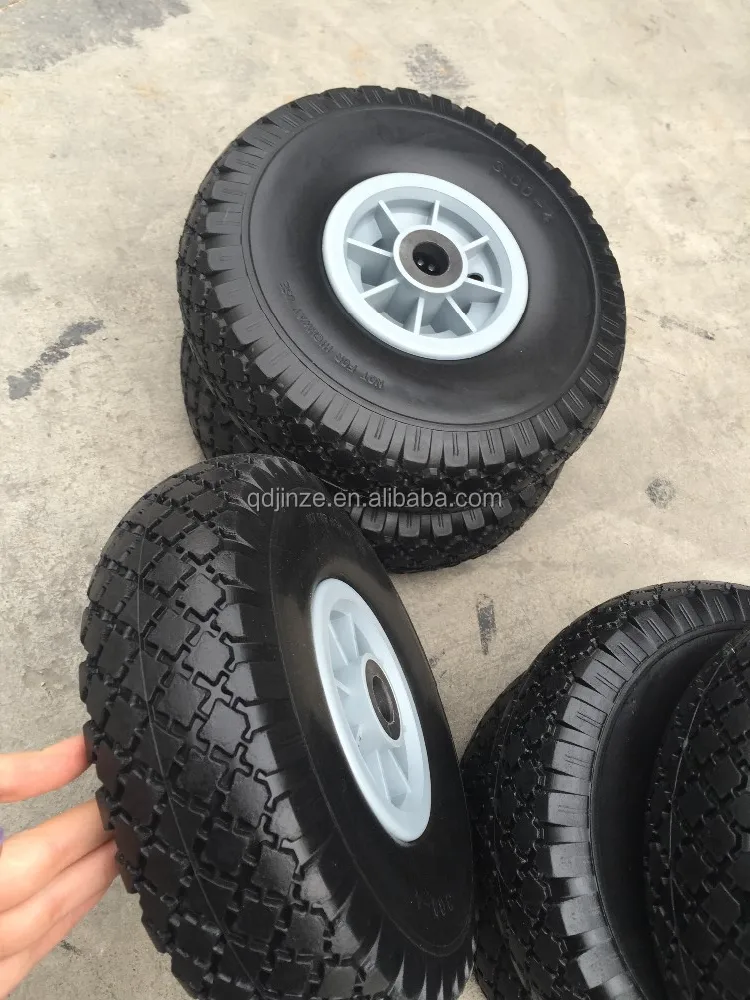 3.00-4 260*85 Pu Foam Wheel With Plastic Rim For Hand Trolley - Buy Pu