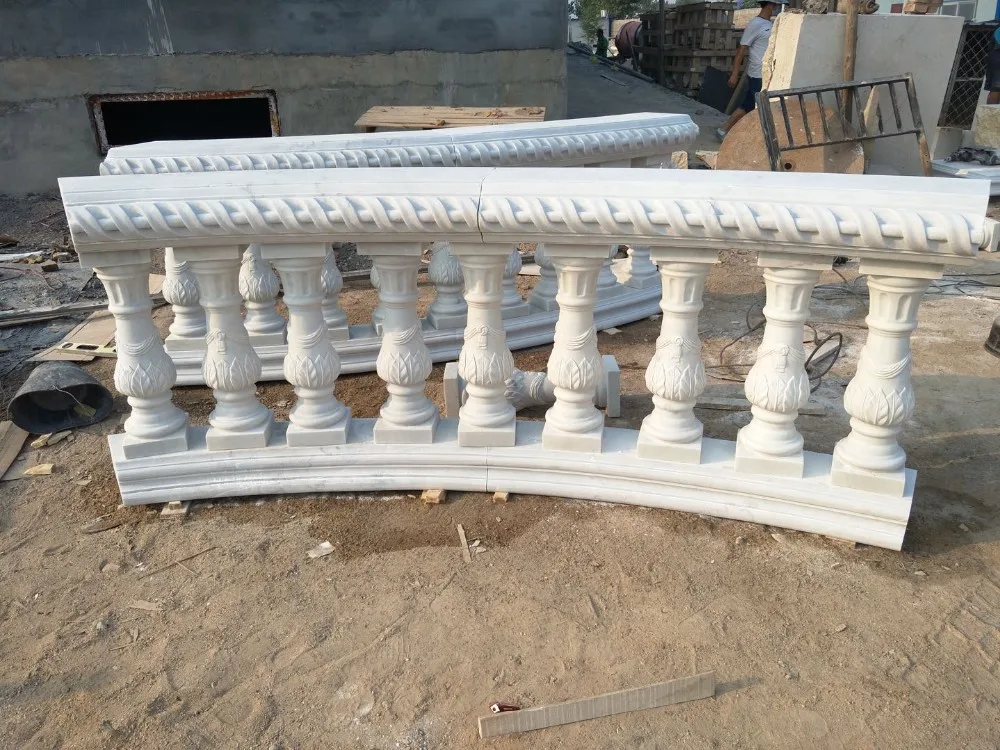 Stone Railing Travertine Balustrade Marble Baluster Granite ...