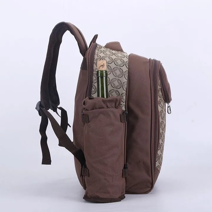 picnic backpack set for 4