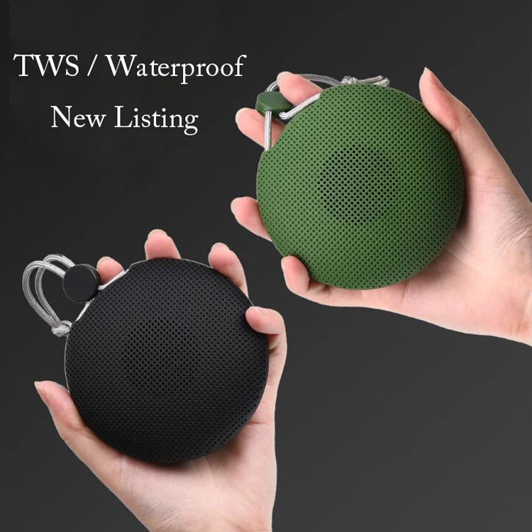 Round Shape Bluetooths Speaker IPX4 Waterproof Speaker For smart phones Mini Wireless Speaker - ANKUX.COM