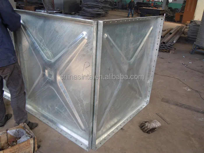 Elevated Steel Galvanized Water Tank With Steel Tower Buy Steel