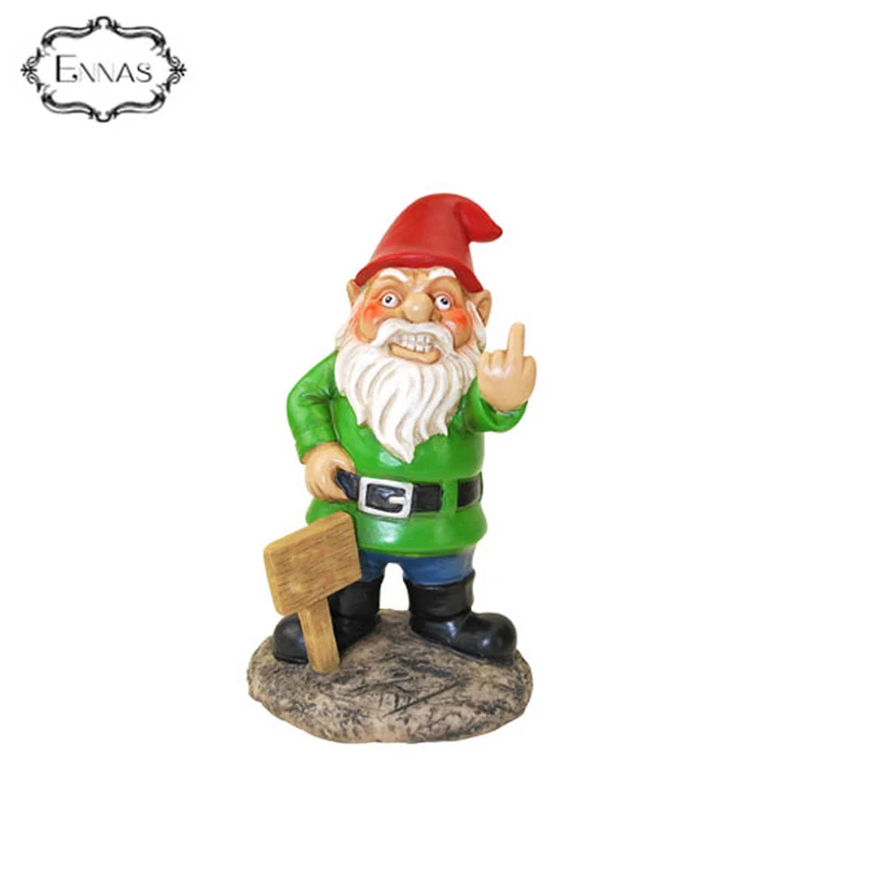 Popular Polyresin Dwarf Statues Gnomes Figurines for Garden Decoration