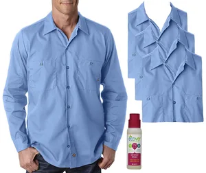 Custom Made Men Plain TC Polyester Cotton Corporate/office Uniform Work shirt Custom Made Men Plain TC Polyester Cotton Corporate/office Uniform Work shirt