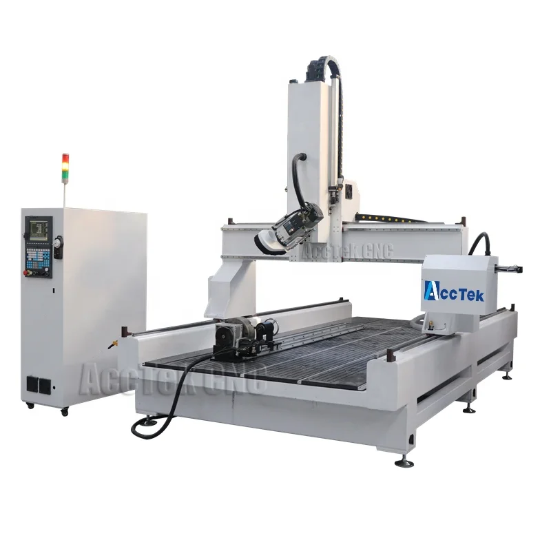 Hot sale 4 axis machine AKM1325-4AXIS  3d wood carving cnc router