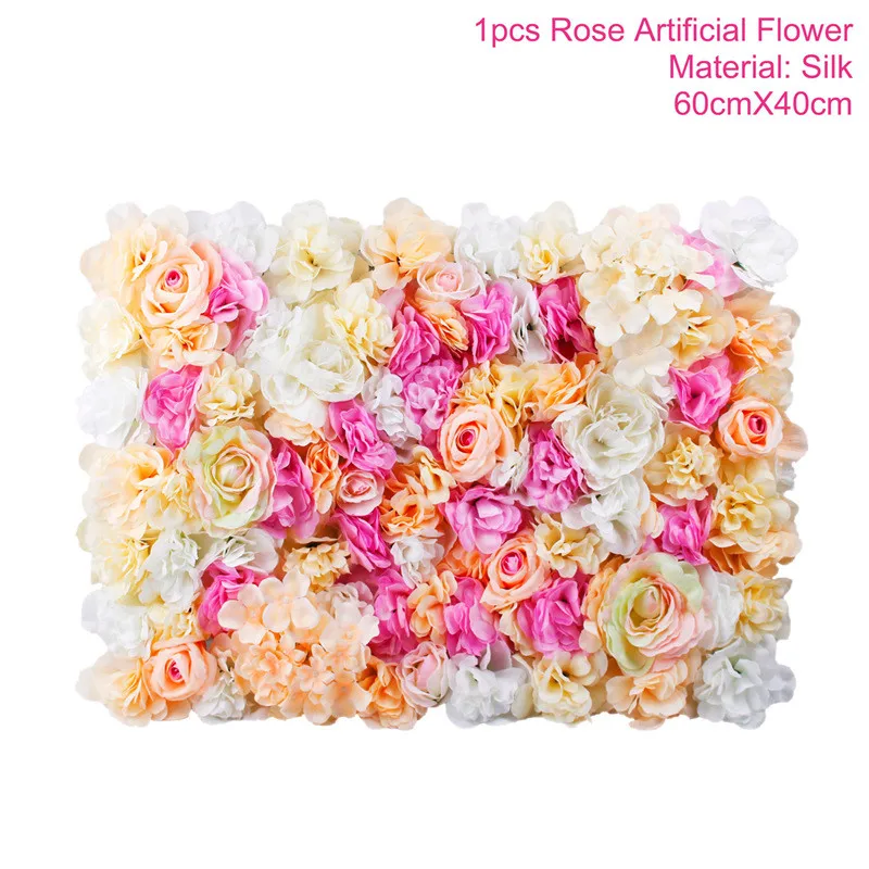 40x60cm Artificial Silk Flower Wall Decorative Wedding Decoration