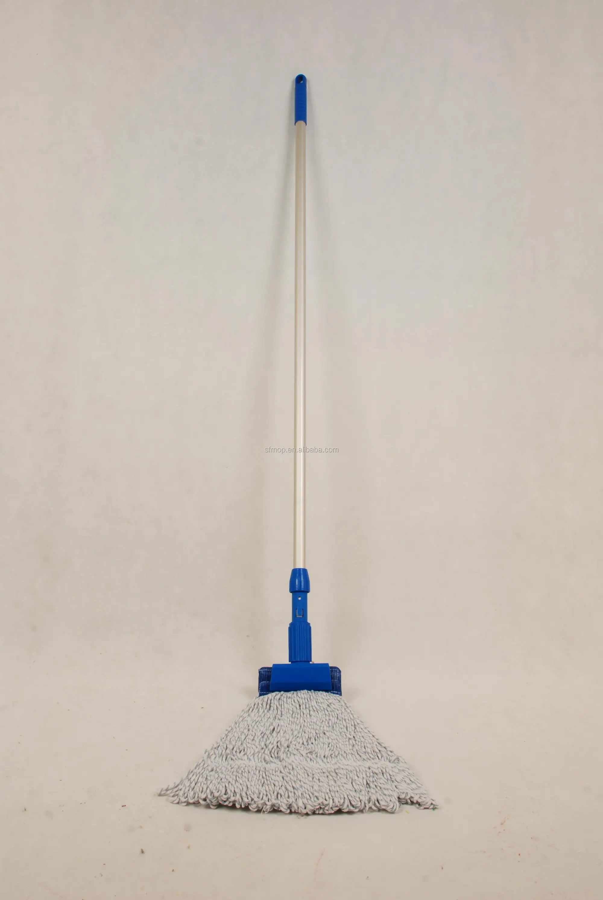 Looped End Wet Mop Head Whole Set With Aluminum Mop Stick And Colorful Plastic Mop Clip Buy