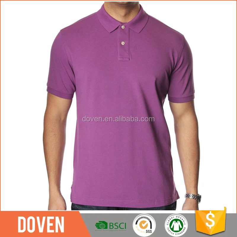 High quality oem 100 cotton blank polo shirt for golf uniform