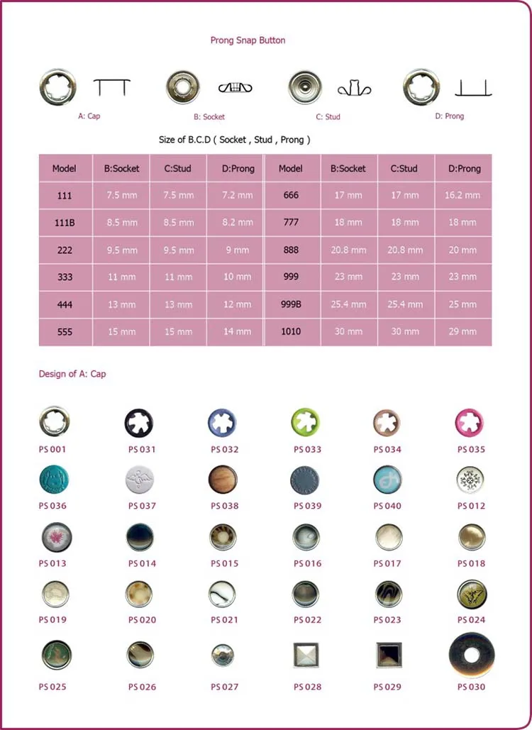 Shape Metal Snap Button Snap Fastener Wholesale Snap Button Buy