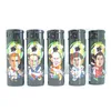 Big electronic windproof cigarette wrap custom picture led projection lighter