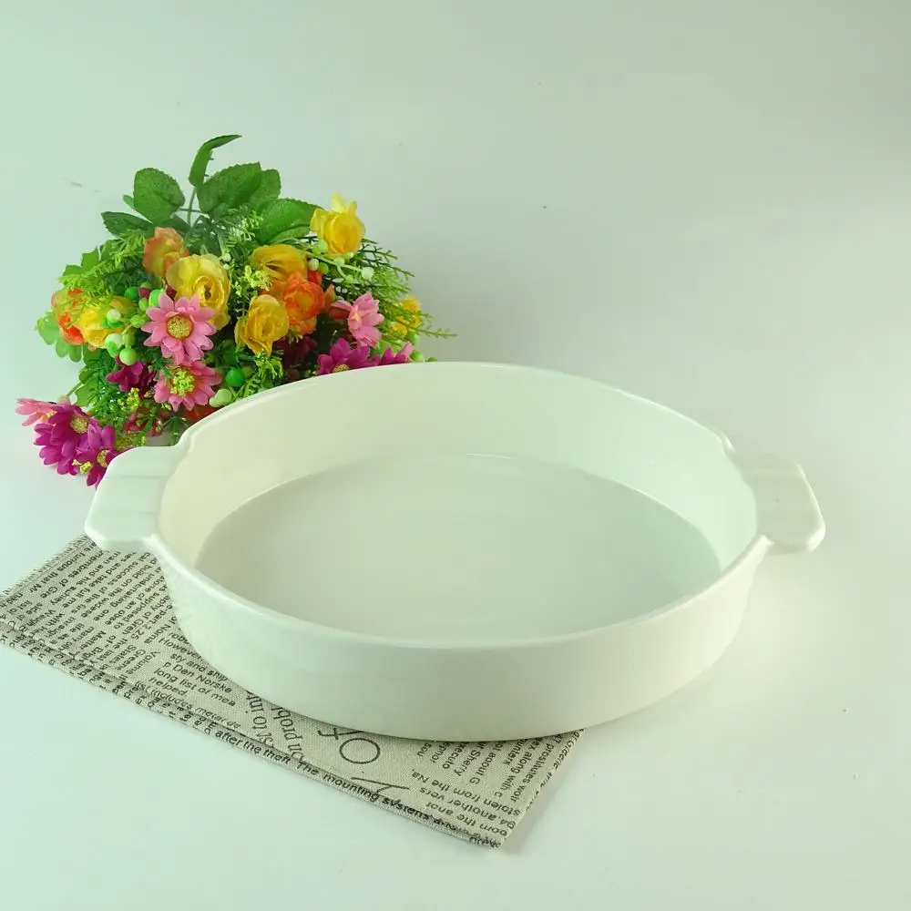 1 Bandeja Vintage Hecha A Mano Esmaltada Blanca Para El Hogar, Horno De